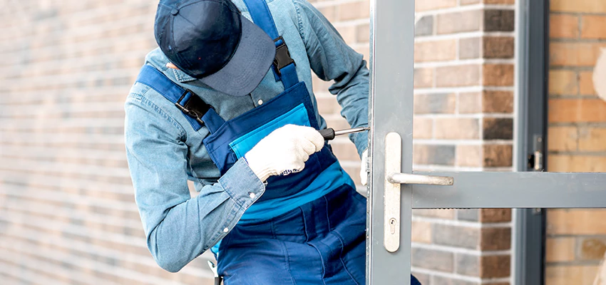 Pivot Storefront Door Locks Installation in Porterville, California